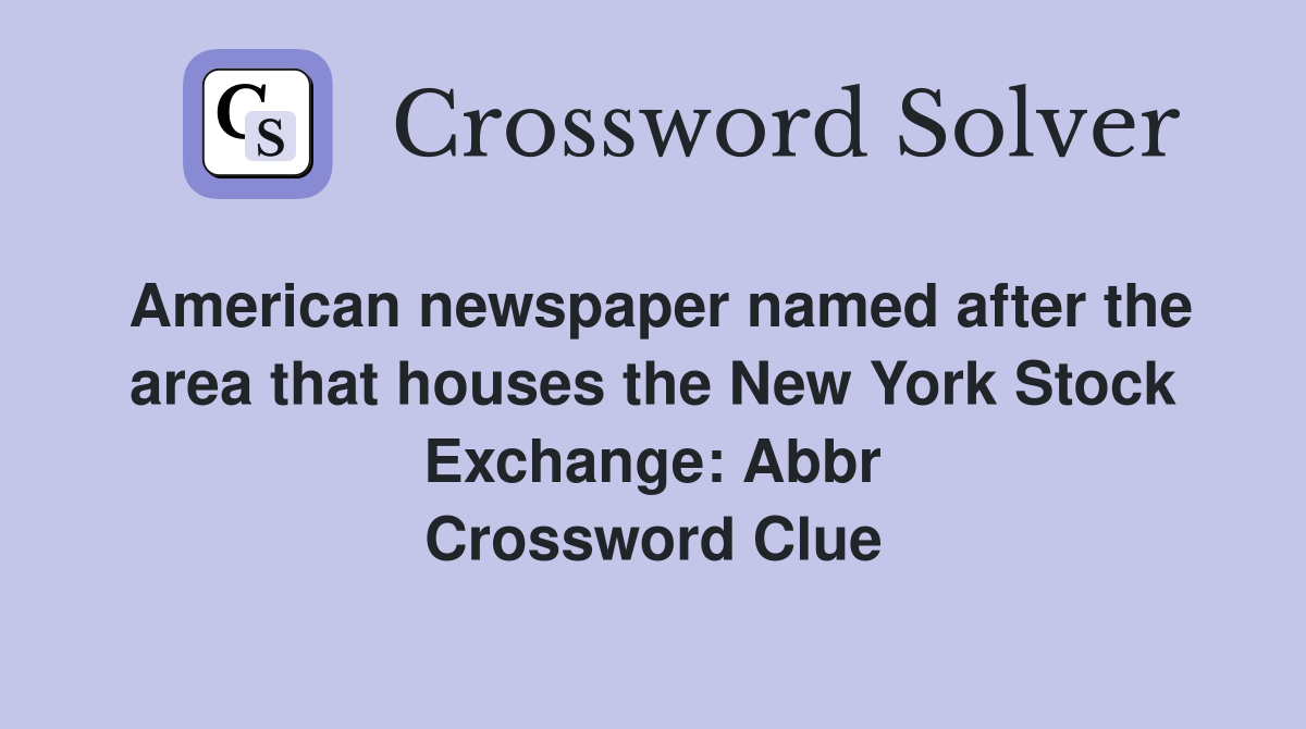 capital of new york state abbr crossword clue